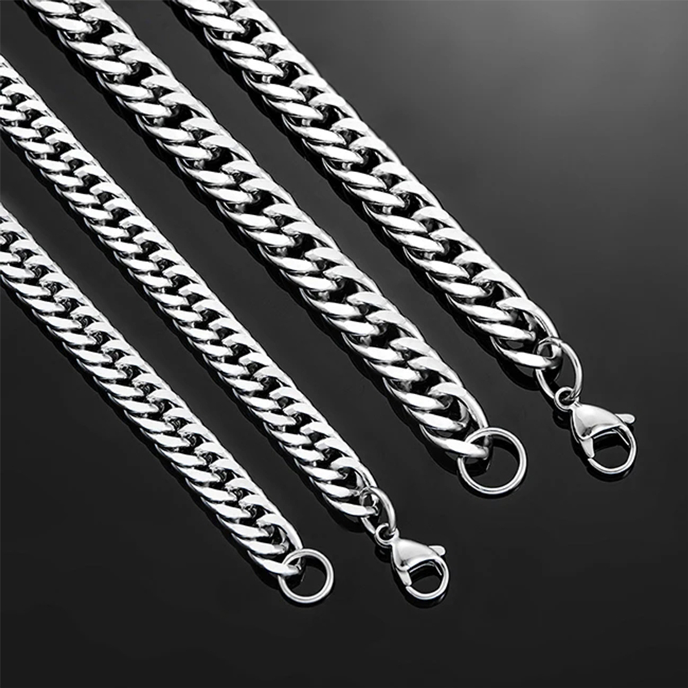 HIYEE 3mm/4mm/5mm/6mm/7mm/8mm  - Cuban Link Chain 12Mm 评论和价格