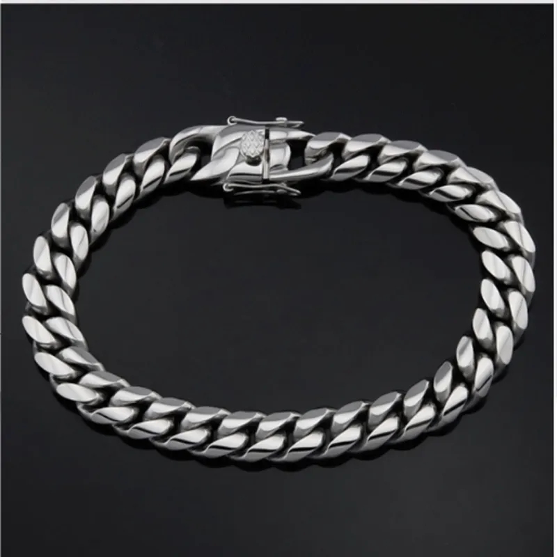316L Stainless Steel Miami Cur - Cuban Link Chain 12Mm 评论和价格