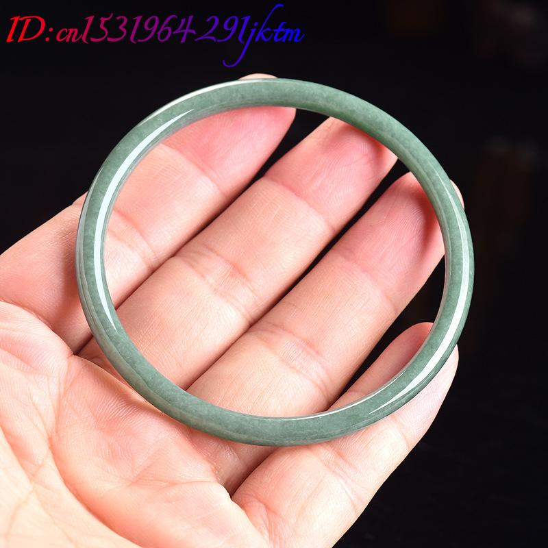 Natural Burmese Jadeite Bracel - Bracelets 评论和价格