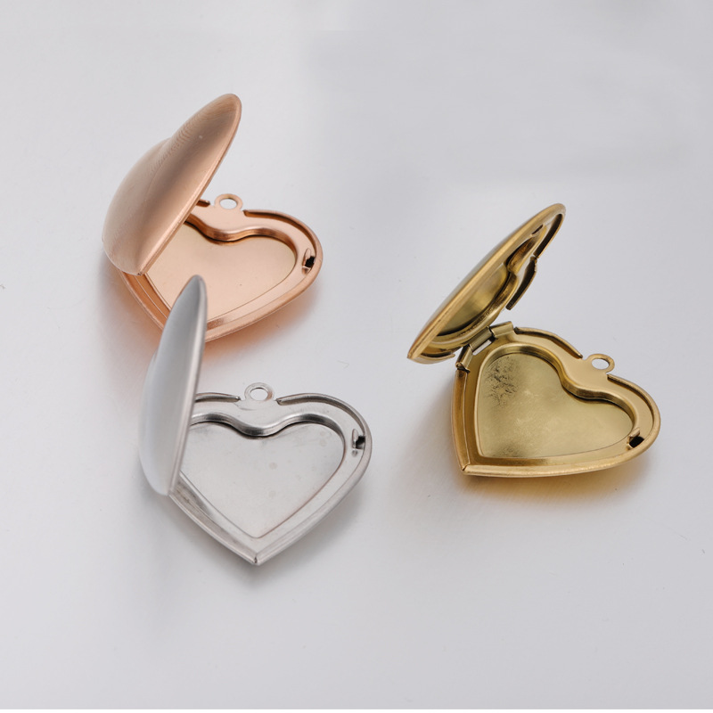 Fnixtar 10pcs Heart Photo Fram - Heart Locket Necklace Photo 评论和价格