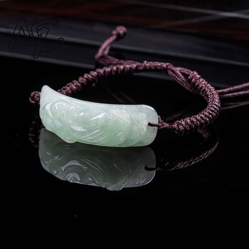 Burmese Jadeite Pixiu Bracelet - Bracelets 评论和价格