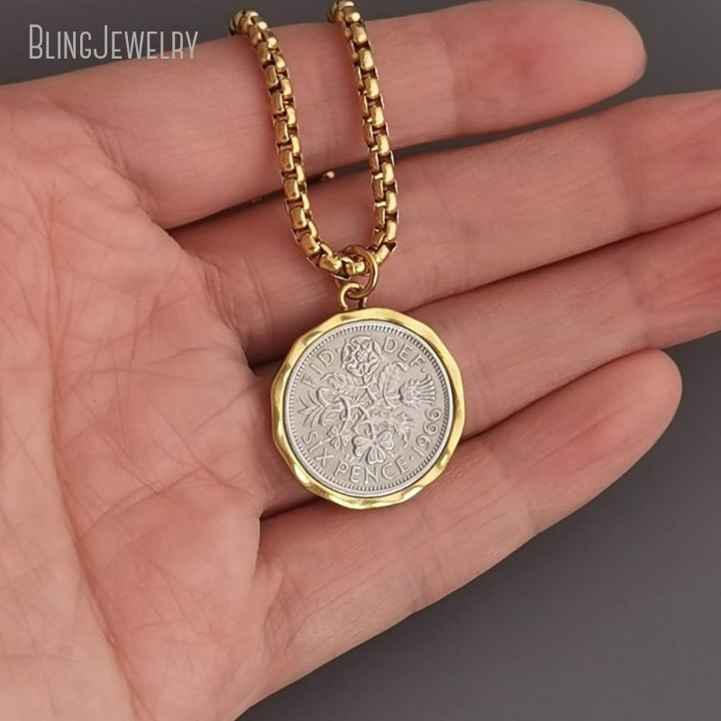 10pcs Waterproof Stainless Ste - Cross Pendant Necklace Gold 评论和价格