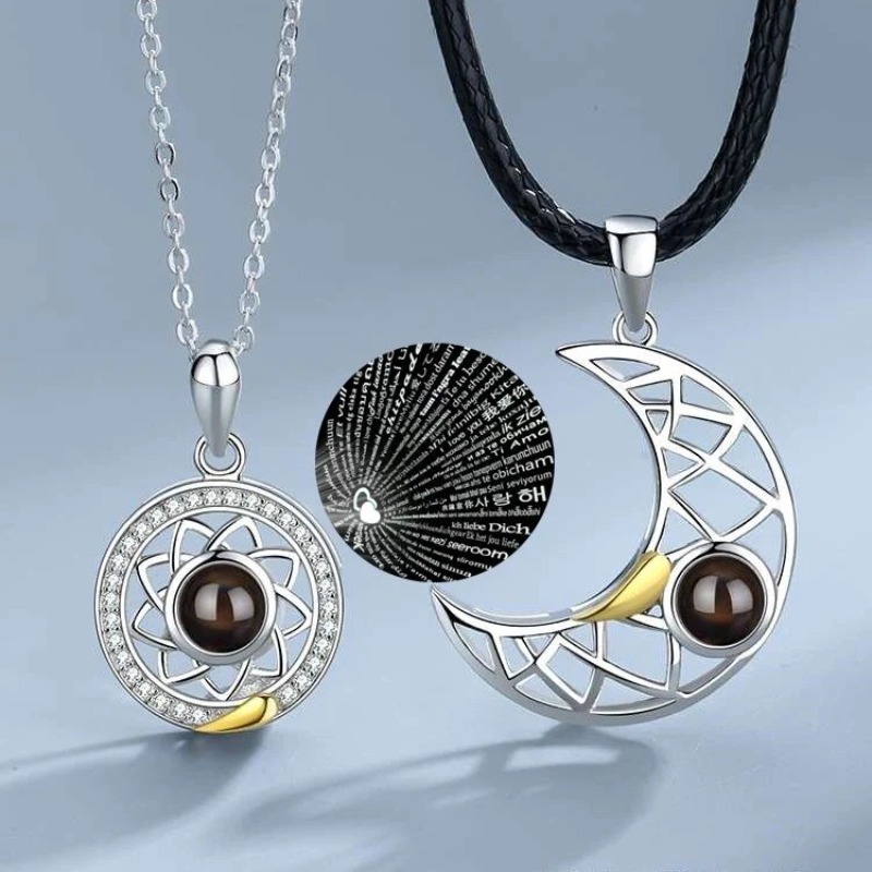 1 Pair Magnetic Couple Matchin - Magnetic Couple Matching Necklaces 评论和价格