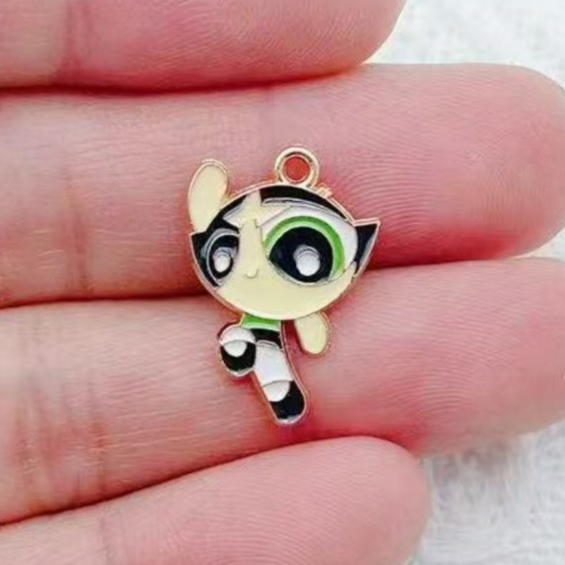 10pcs Alloy Oil-Dripping Carto - Earrings 评论和价格