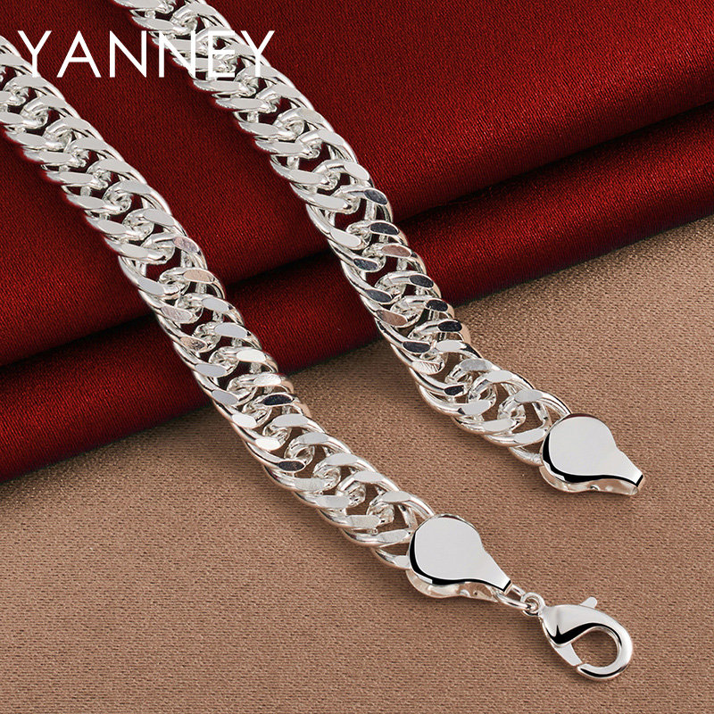 10MM 925 Sterling Silver 20/24 - Cuban Link Chain 12Mm 评论和价格