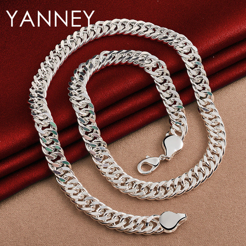 10MM 925 Sterling Silver 20/24 - Cuban Link Chain 12Mm 评论和价格