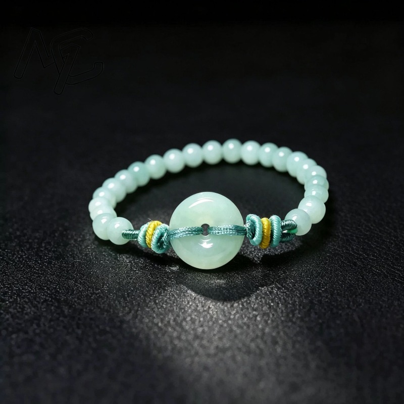 Natural Real Emerald Blue Wate - Bracelets 评论和价格