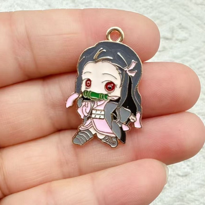 Demon Slayer DIY Accessories A - Anime Pendant Necklace 评论和价格