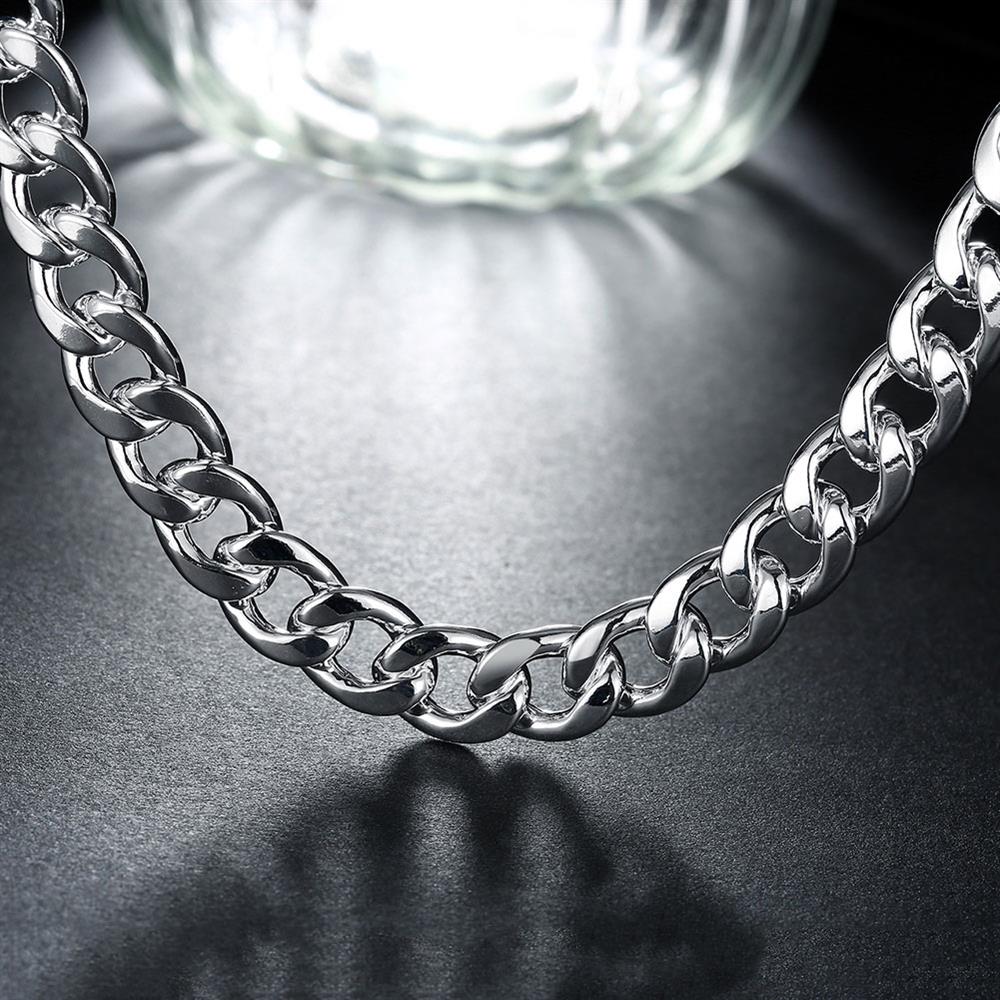 925 Sterling Silver 10MM 20/22 - Cuban Link Chain 12Mm 评论和价格