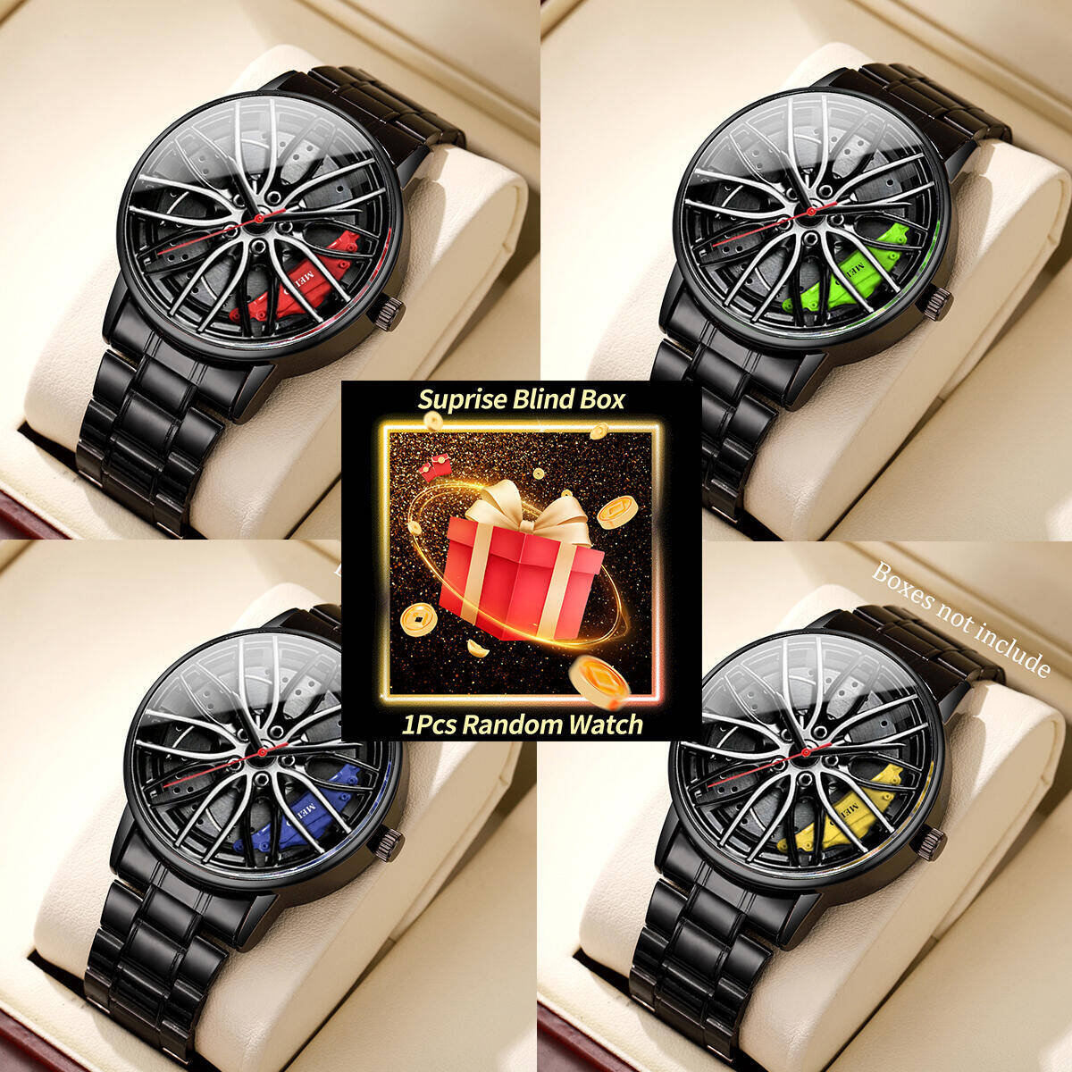 1PC Surprise Mystery Watch Bli - Watch Accessories 评论和价格