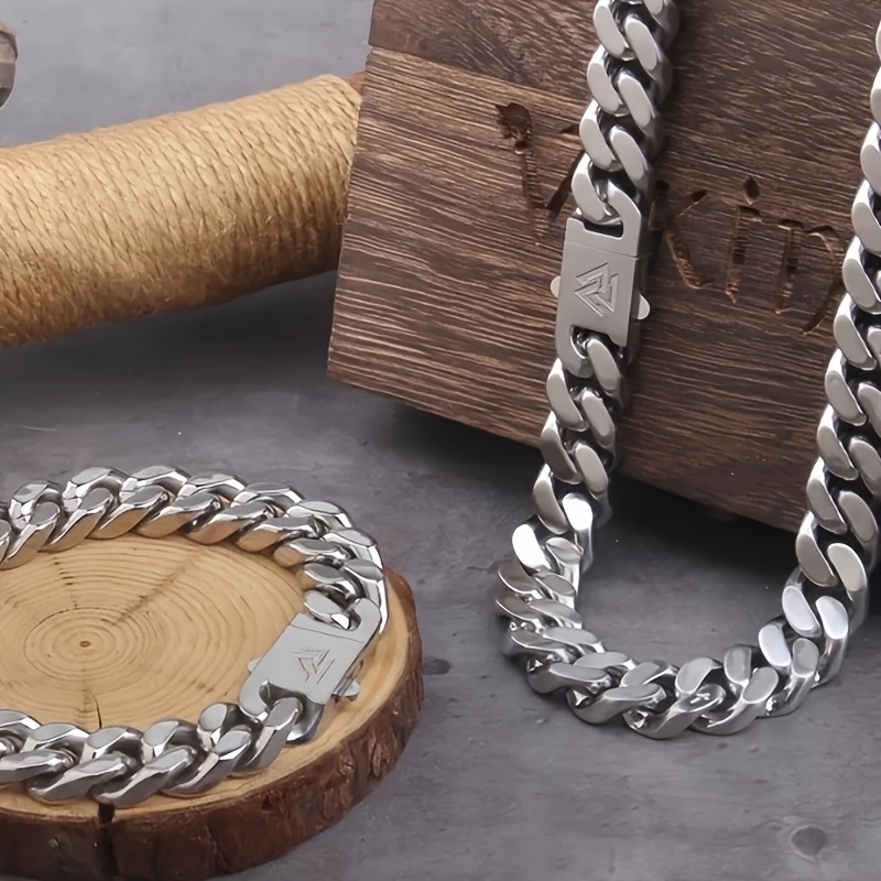 1pc high-end Viking Cuba chain - Cuban Link Chain 12Mm 评论和价格
