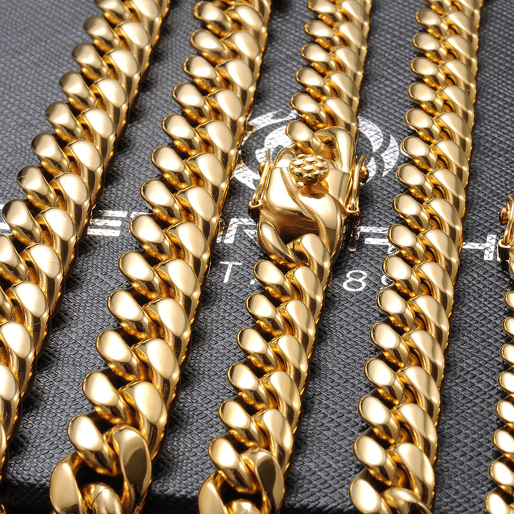6mm/8mm/10mm/12mm Hip-Hop High - Cuban Link Chain 12Mm 评论和价格