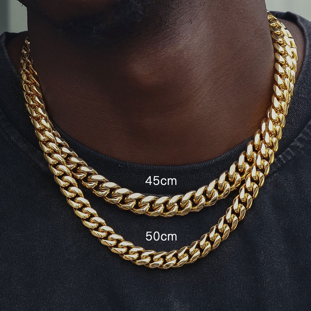 6mm/8mm/10mm/12mm Hip-Hop High - Cuban Link Chain 12Mm 评论和价格