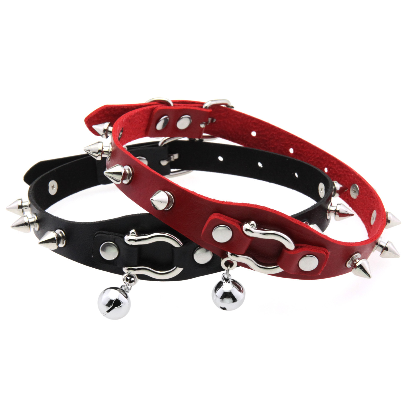 Black Spike Choker Necklace Ri - Goth Punk Spike Choker 评论和价格