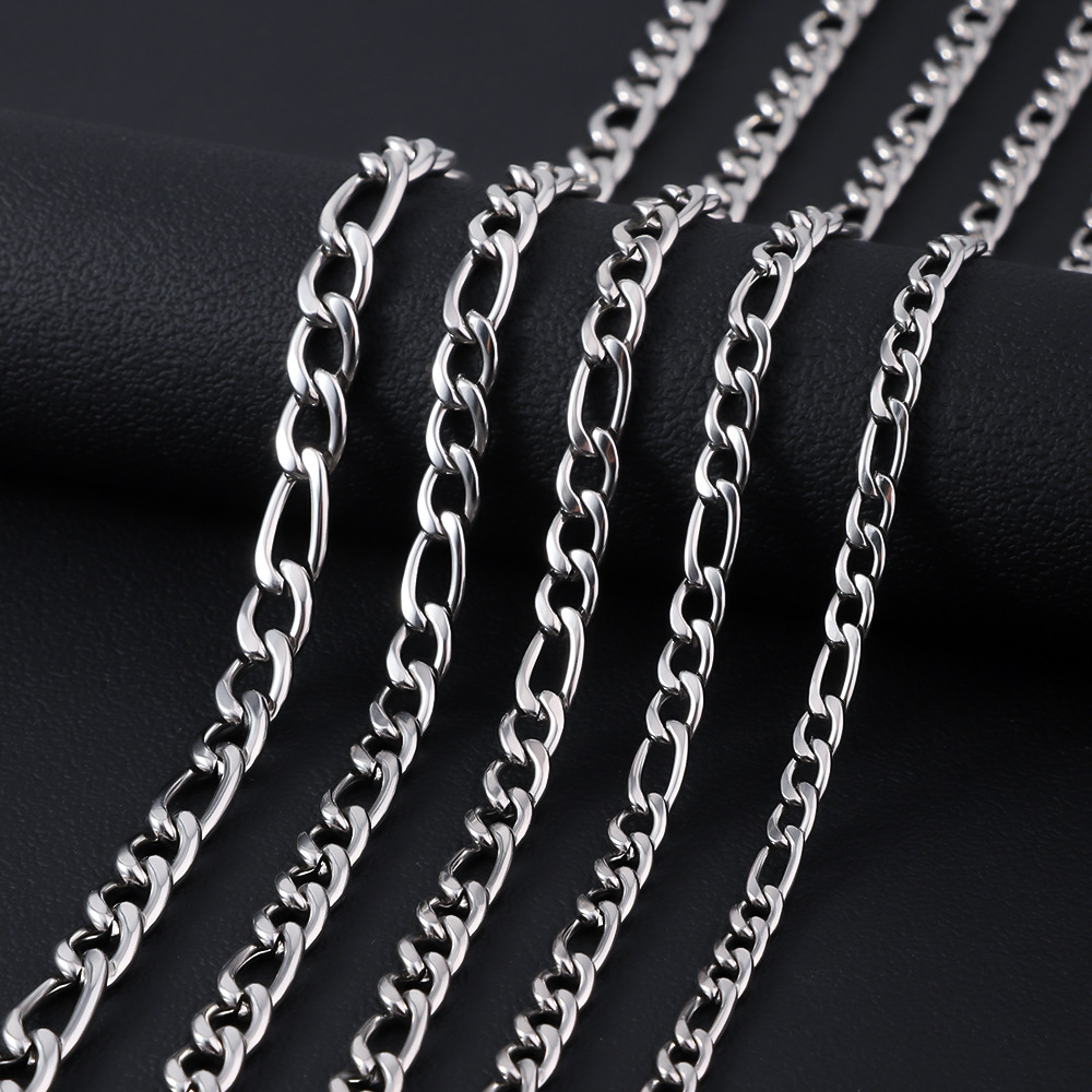 HNSP 316L Stainless Steel Figa - Cuban Link Chain 12Mm 评论和价格