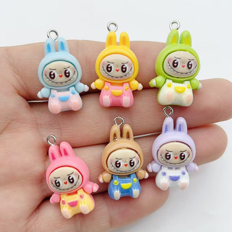 10Pcs Kawaii Rabbit Strawberry - Earrings 评论和价格