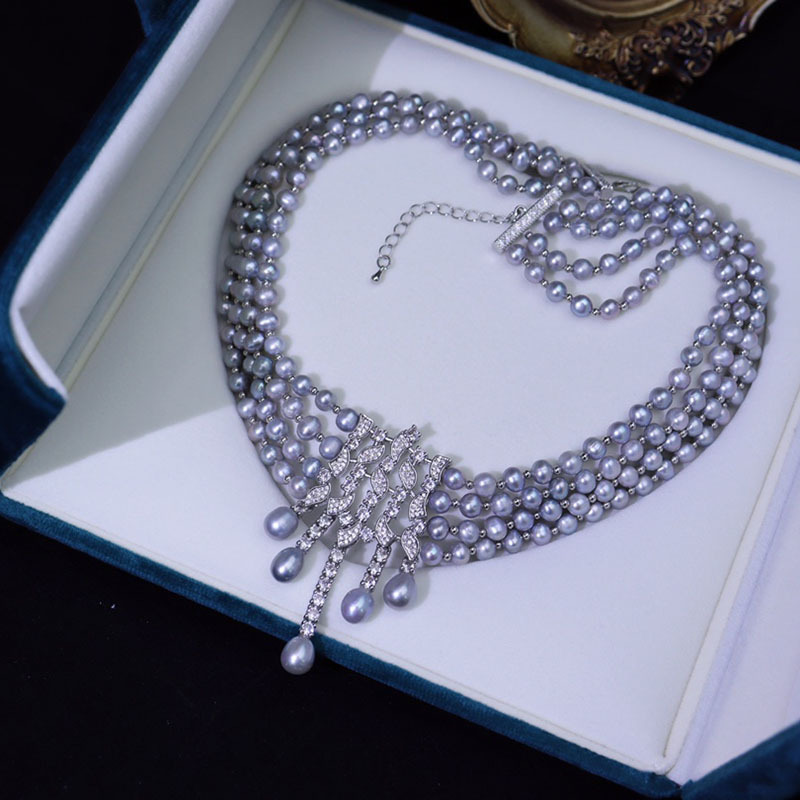 Freshwater Pearl Necklace, Vin - Pearl Choker Necklace Vintage 评论和价格