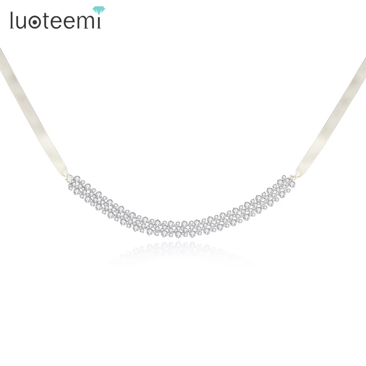 LUOTEEMI Three Layers Cubic Zi - Layered Pendant Necklace Aesthetic 评论和价格