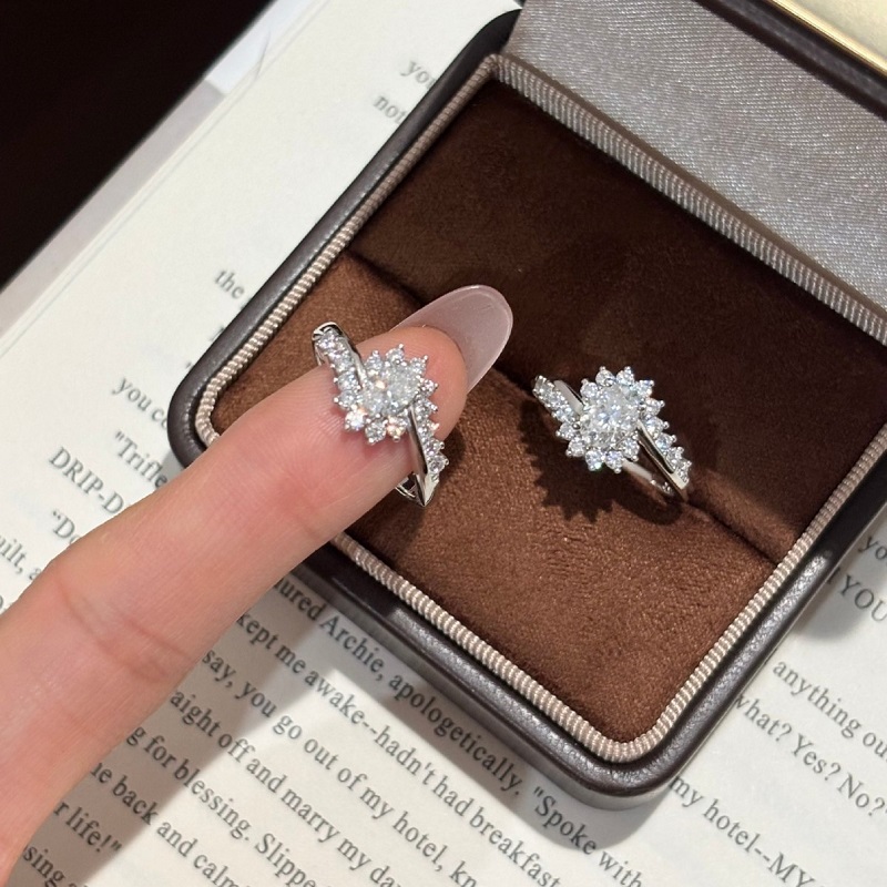 Apaison Luxury 0.5ct&1 Carat M - Moissanite Engagement Ring 1 Carat 评论和价格