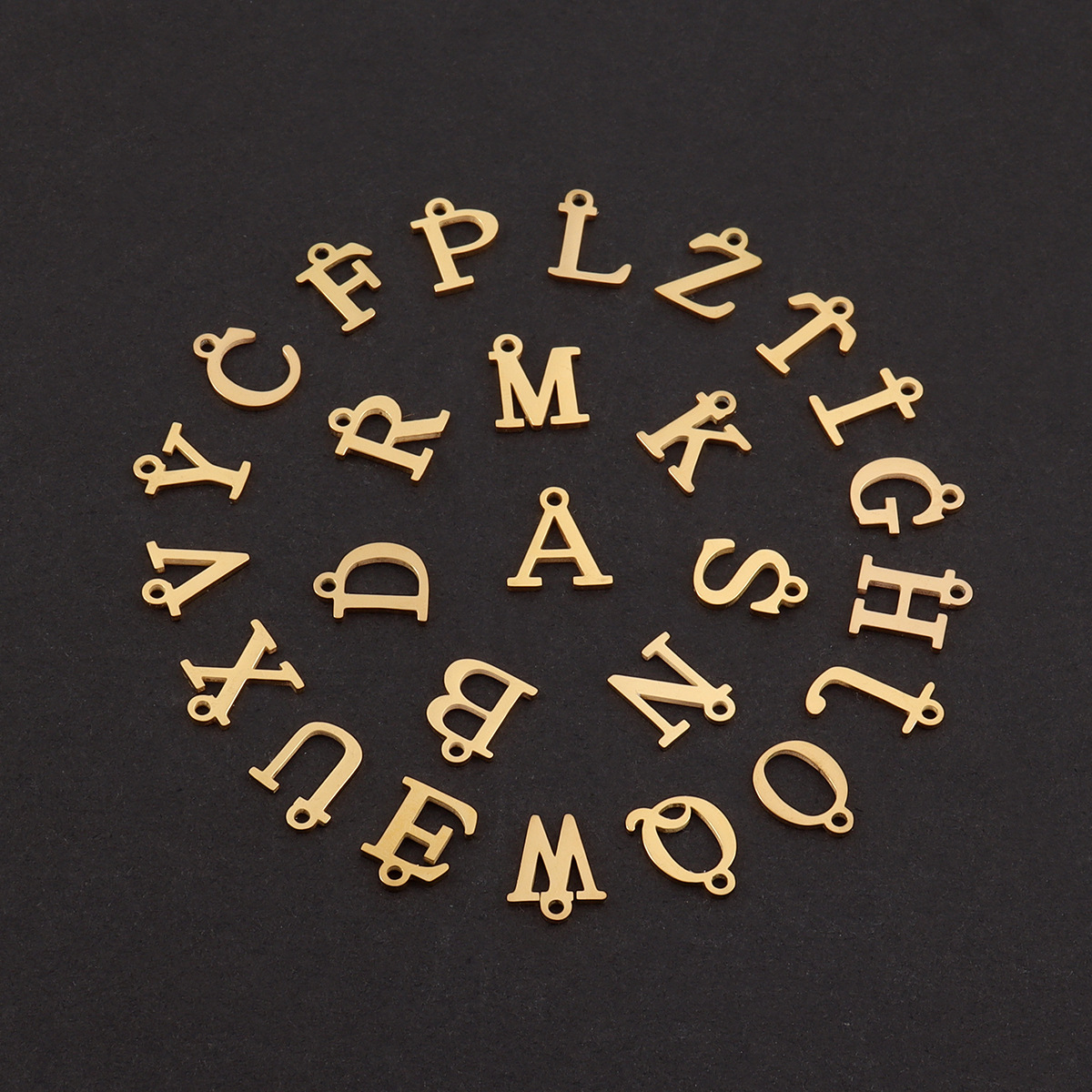 Fashion A-Z Initial Heart Pend - Initial Letter Necklace 18K Gold 评论和价格